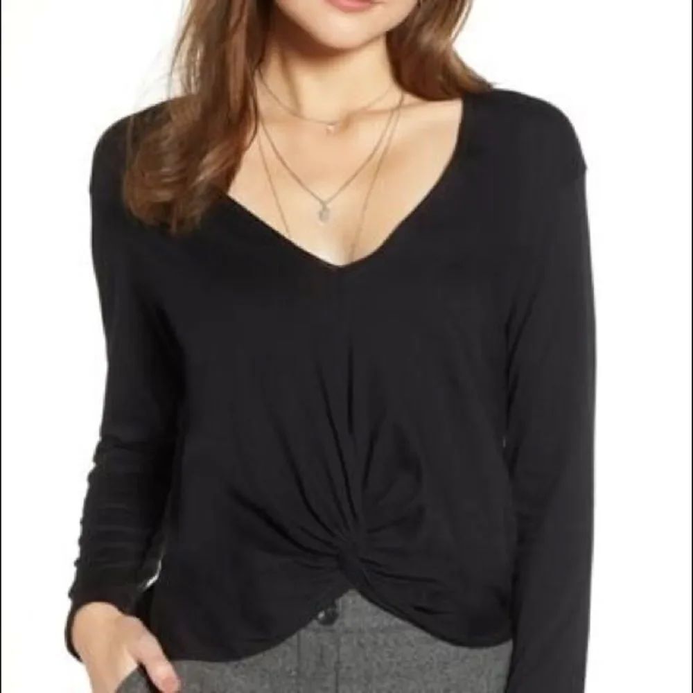 TreasureĀ & Bond Twist DetailāCottonāBlendāTop